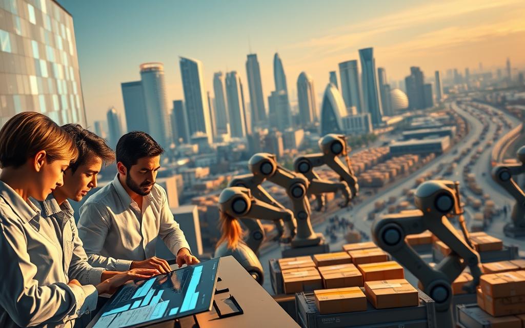 AI applications in marketing and supply chain