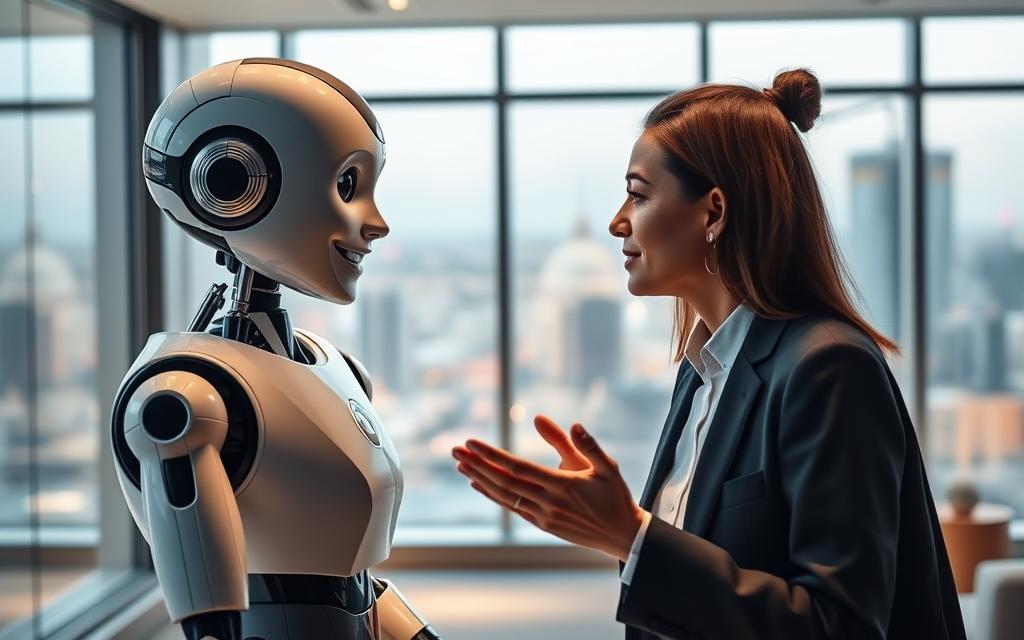 AI chatbot enhancing customer service