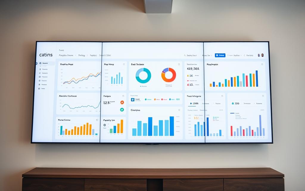 AI market research dashboard
