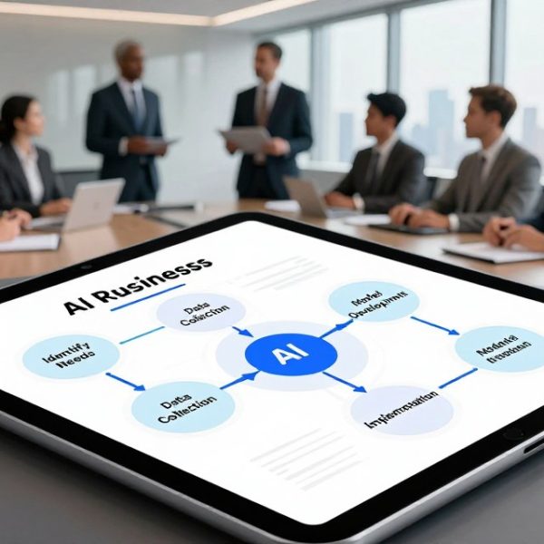 how to implement ai into a business